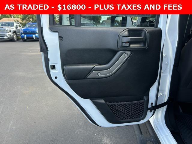 used 2016 Jeep Wrangler Unlimited car, priced at $16,800