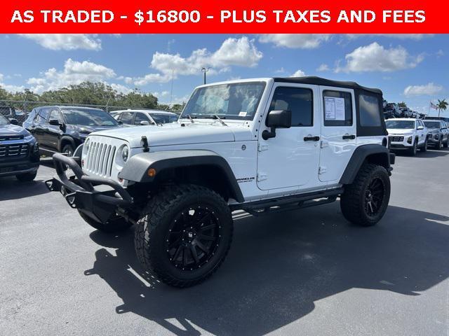 used 2016 Jeep Wrangler Unlimited car, priced at $16,800