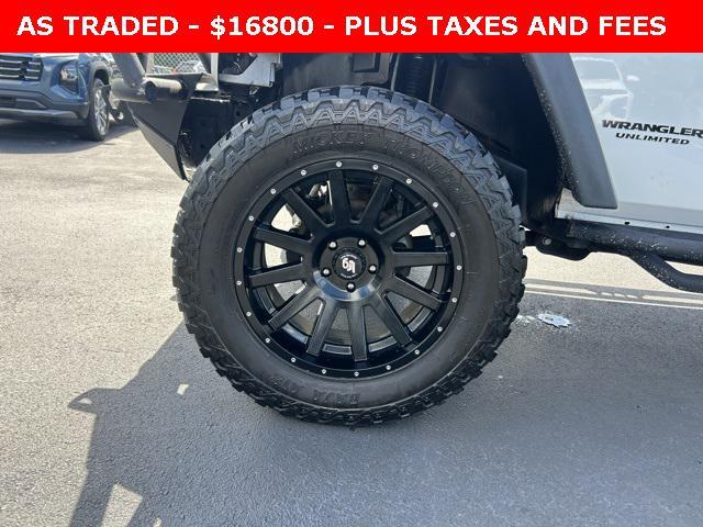 used 2016 Jeep Wrangler Unlimited car, priced at $16,800