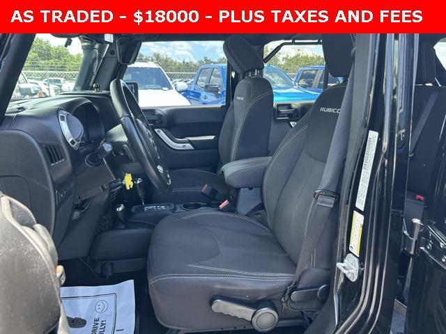 used 2015 Jeep Wrangler Unlimited car, priced at $18,000