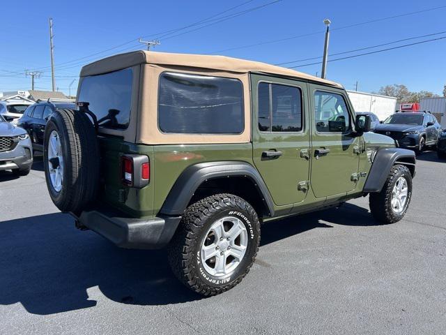 used 2021 Jeep Wrangler Unlimited car, priced at $30,921