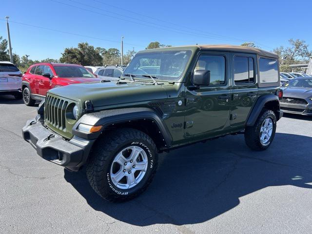 used 2021 Jeep Wrangler Unlimited car, priced at $30,921