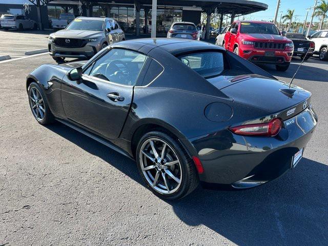 used 2021 Mazda MX-5 Miata RF car, priced at $22,000