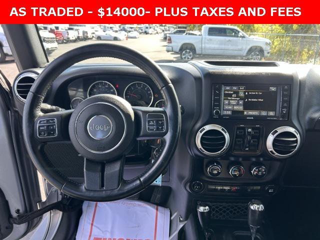 used 2015 Jeep Wrangler Unlimited car, priced at $13,000