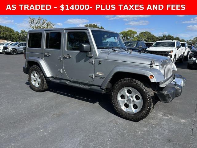 used 2015 Jeep Wrangler Unlimited car, priced at $13,000
