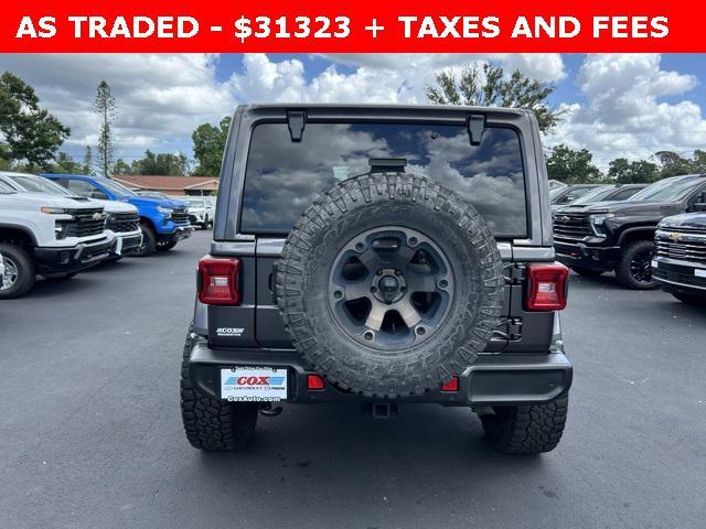 used 2021 Jeep Wrangler Unlimited car, priced at $31,323