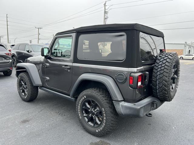 used 2020 Jeep Wrangler car, priced at $27,000