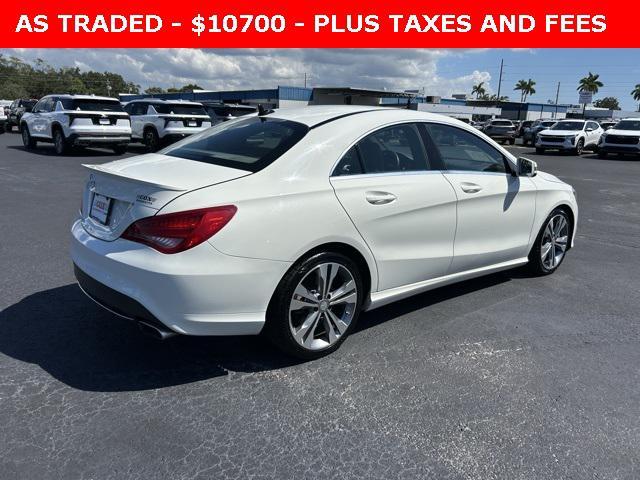 used 2015 Mercedes-Benz CLA-Class car, priced at $10,700