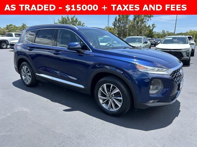 used 2019 Hyundai Santa Fe car, priced at $15,000