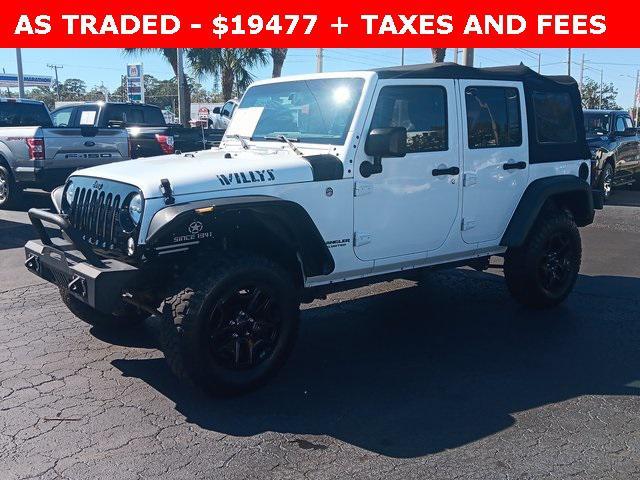 used 2016 Jeep Wrangler Unlimited car, priced at $18,966