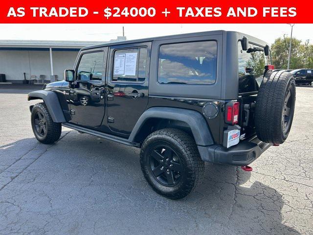 used 2017 Jeep Wrangler Unlimited car, priced at $24,000