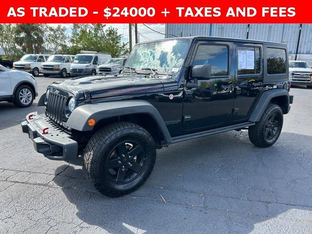 used 2017 Jeep Wrangler Unlimited car, priced at $24,000