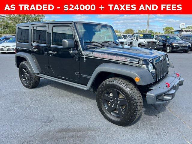 used 2017 Jeep Wrangler Unlimited car, priced at $24,000