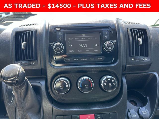 used 2017 Ram ProMaster 1500 car, priced at $14,500