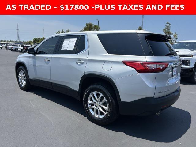 used 2020 Chevrolet Traverse car, priced at $17,800