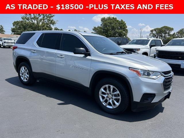 used 2020 Chevrolet Traverse car, priced at $18,500