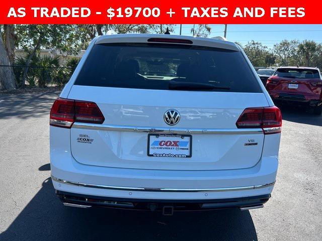 used 2019 Volkswagen Atlas car, priced at $19,700