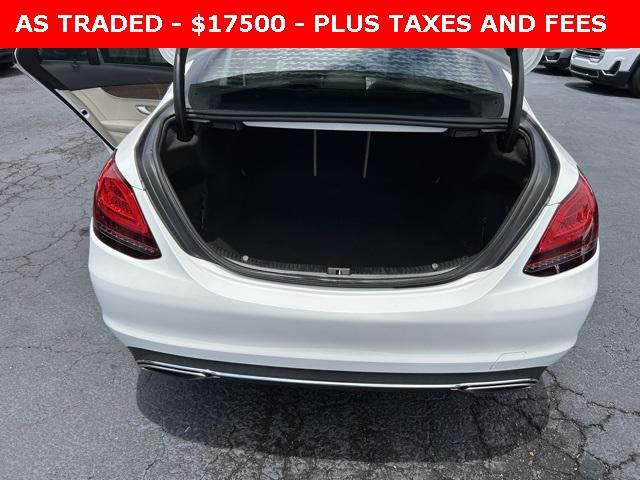 used 2019 Mercedes-Benz C-Class car, priced at $17,500