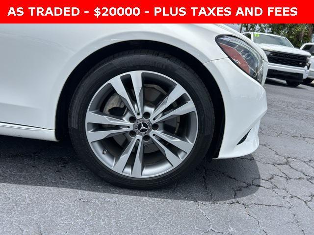 used 2019 Mercedes-Benz C-Class car, priced at $20,000
