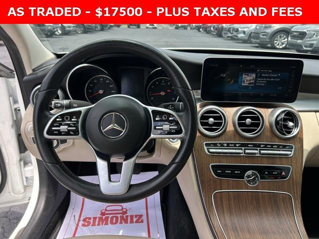 used 2019 Mercedes-Benz C-Class car, priced at $17,500
