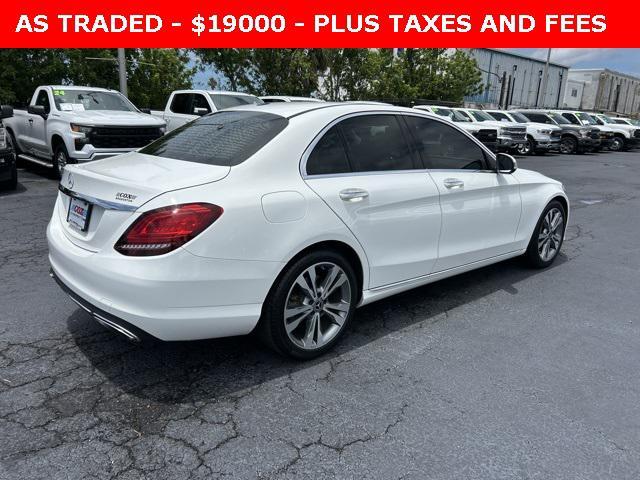 used 2019 Mercedes-Benz C-Class car, priced at $19,000