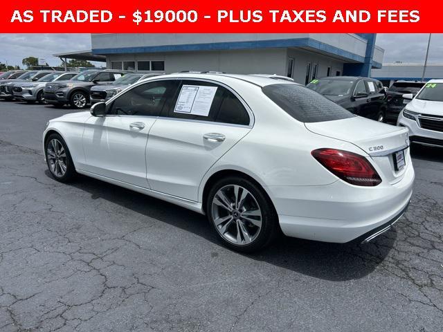 used 2019 Mercedes-Benz C-Class car, priced at $19,000