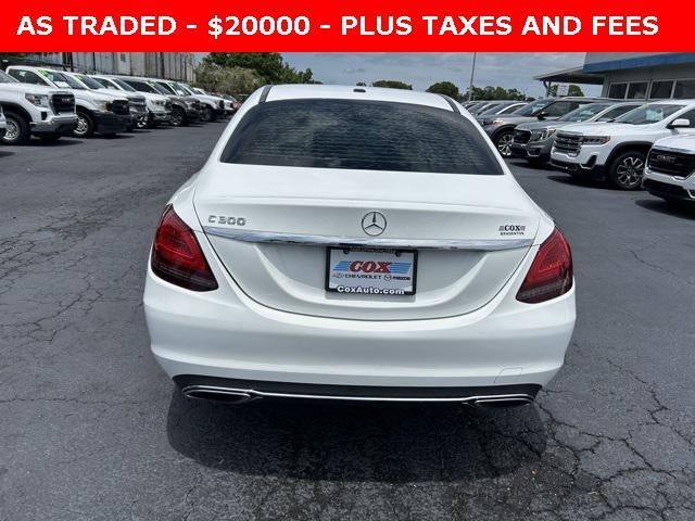 used 2019 Mercedes-Benz C-Class car, priced at $20,000