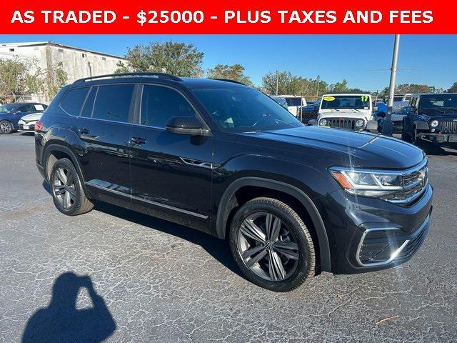 used 2021 Volkswagen Atlas car, priced at $25,000