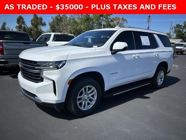 used 2021 Chevrolet Tahoe car, priced at $35,000