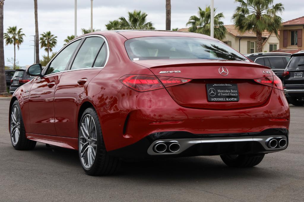 new 2024 Mercedes-Benz AMG C 43 car, priced at $69,855