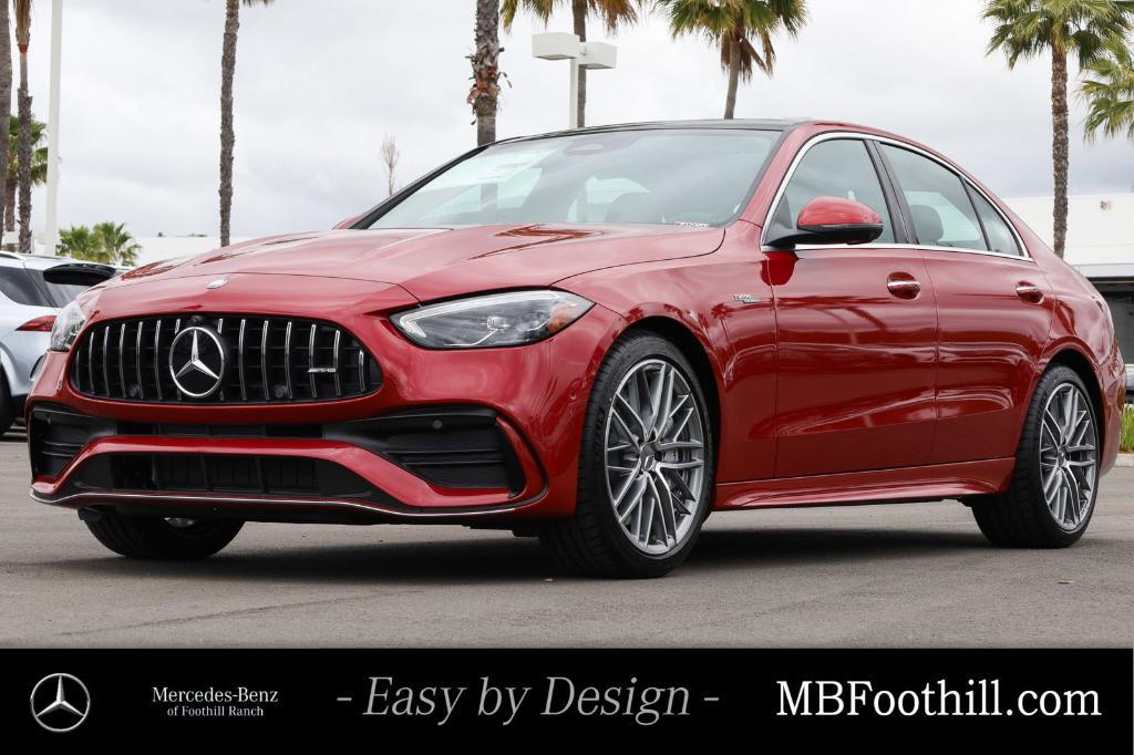 new 2024 Mercedes-Benz AMG C 43 car, priced at $69,855