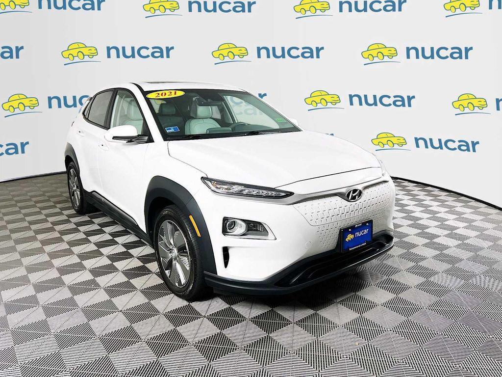 used 2021 Hyundai Kona EV car, priced at $17,991