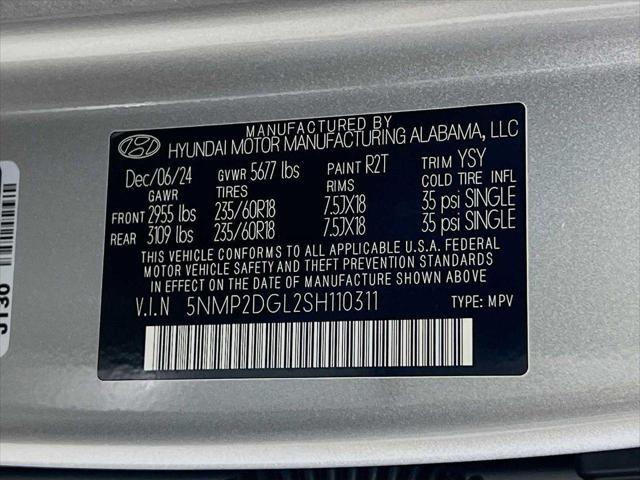 new 2025 Hyundai Santa Fe car, priced at $38,740