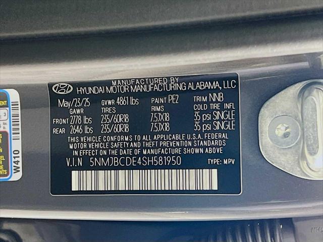 new 2025 Hyundai Tucson car, priced at $34,494