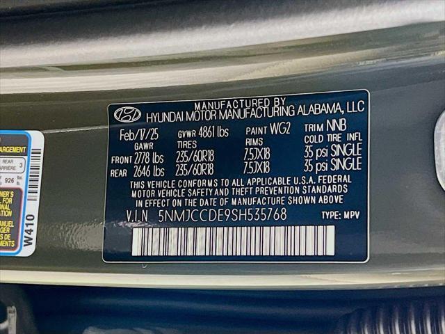 new 2025 Hyundai Tucson car, priced at $35,183