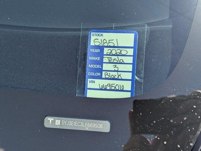 used 2020 Tesla Model 3 car, priced at $27,295