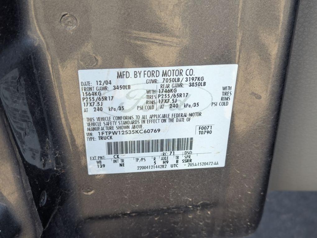 used 2005 Ford F-150 car, priced at $8,803