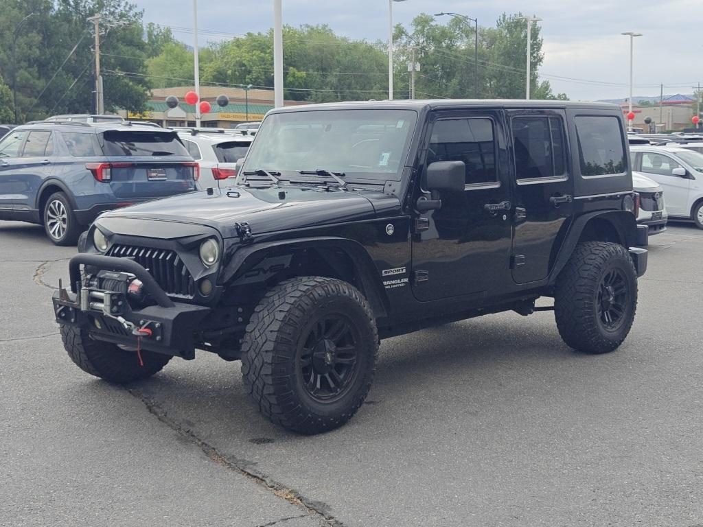 used 2017 Jeep Wrangler Unlimited car, priced at $18,480