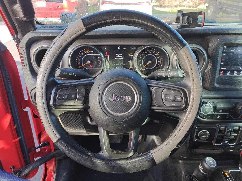 used 2021 Jeep Wrangler Unlimited car, priced at $28,380