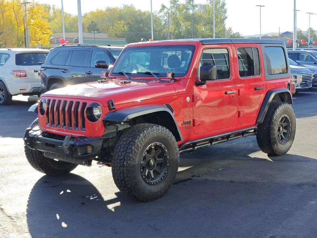 used 2021 Jeep Wrangler Unlimited car, priced at $28,380