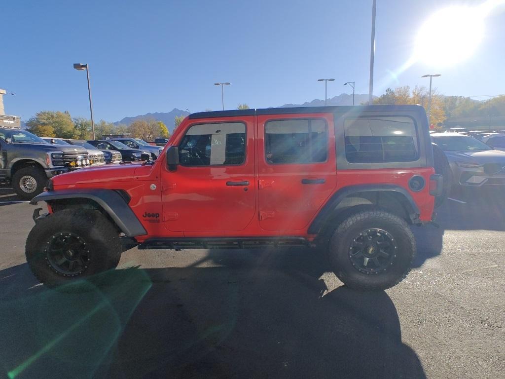 used 2021 Jeep Wrangler Unlimited car, priced at $28,380