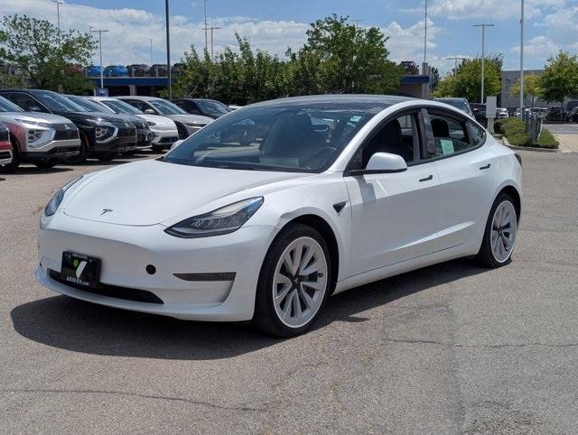 used 2022 Tesla Model 3 car, priced at $24,500