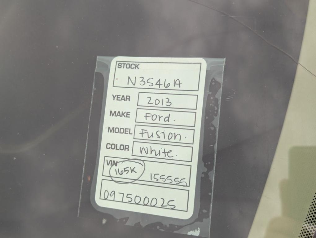 used 2013 Ford Fusion car, priced at $3,488