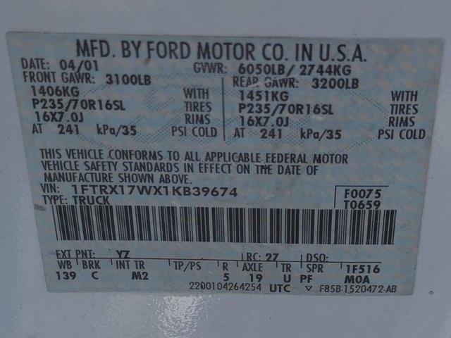 used 2001 Ford F-150 car, priced at $2,988