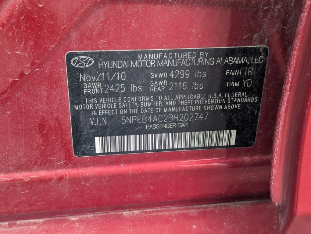 used 2011 Hyundai Sonata car, priced at $4,488