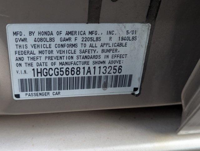 used 2001 Honda Accord car, priced at $3,988