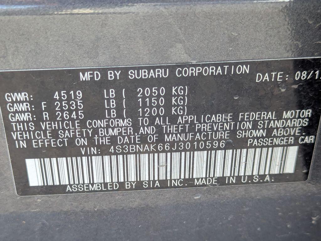 used 2018 Subaru Legacy car, priced at $13,488
