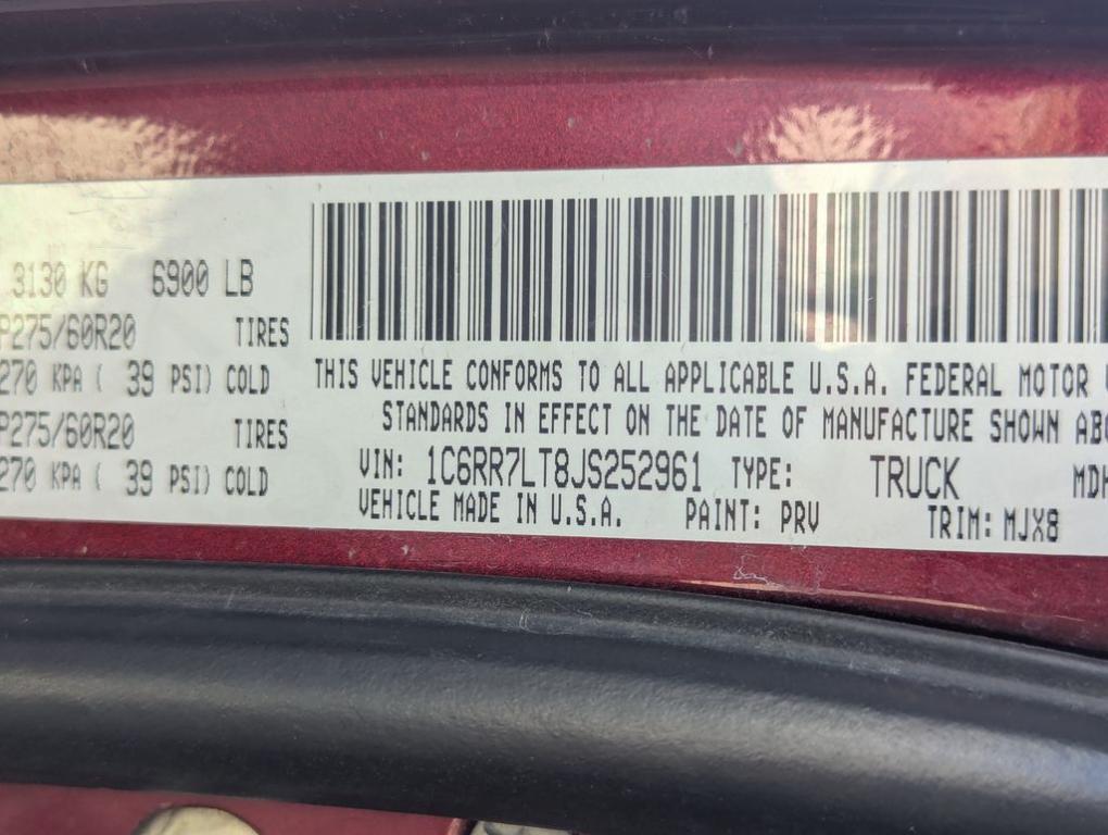 used 2018 Ram 1500 car, priced at $21,188