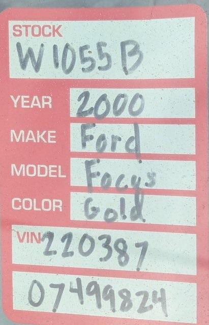 used 2000 Ford Focus car, priced at $1,988