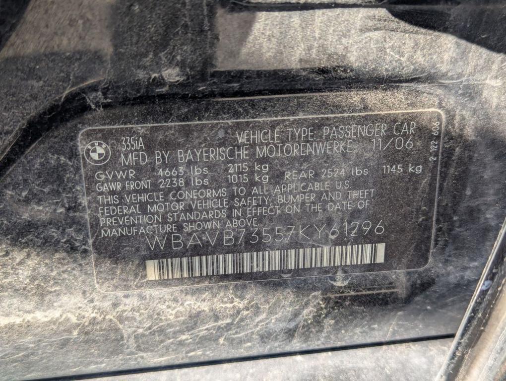 used 2007 BMW 335 car, priced at $3,488